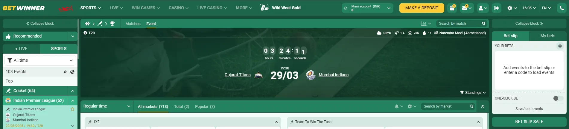 Bet on IPL Matches