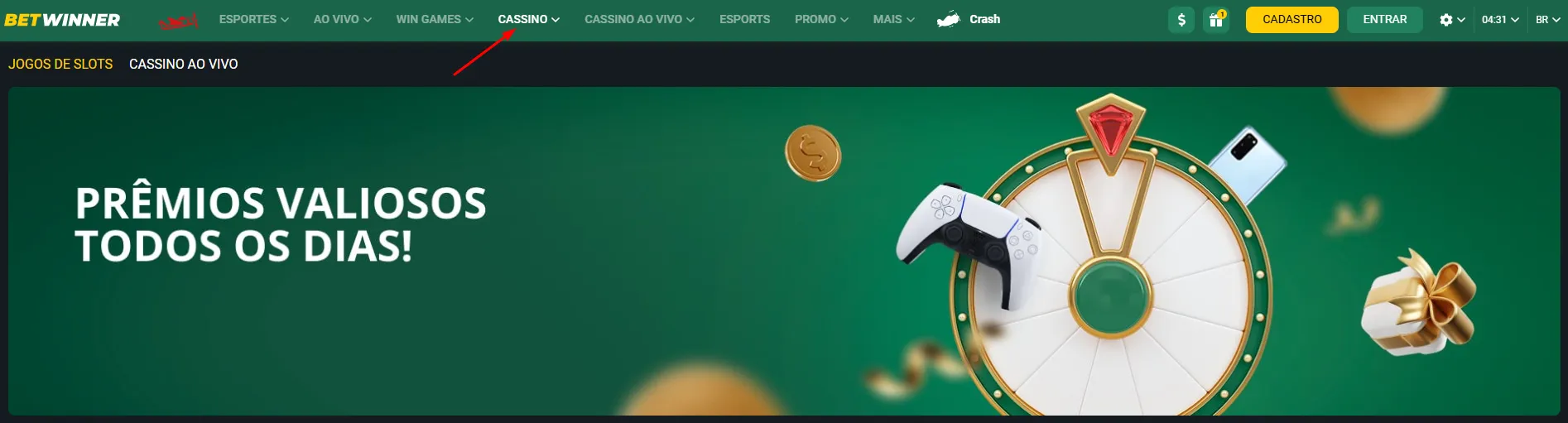 Cassino Online no Brasil